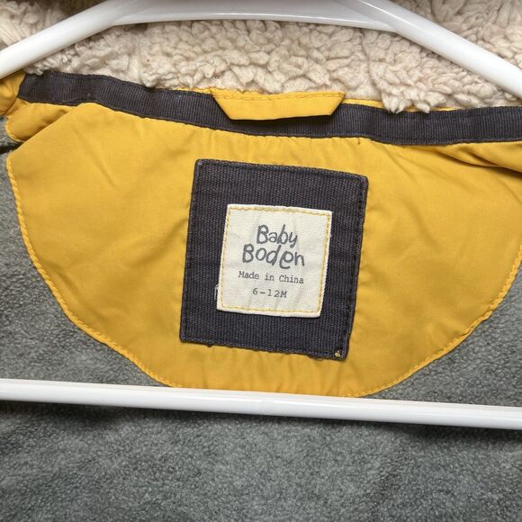 Baby Boden Convertible Puffer Jacket Puffer Vest Winter Snow Coat Infant 6-12m - Picture 8 of 9